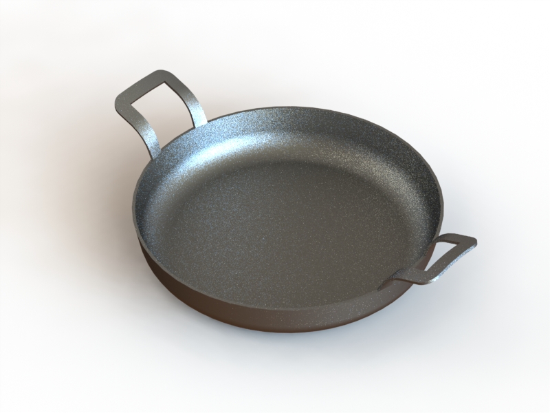 Paellera Rasa 26cm Fornax
